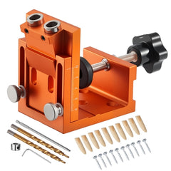 Pocket Hole Jig Kit, 0.47 To 1.89 In Adjustable, Jig Pocket Hole