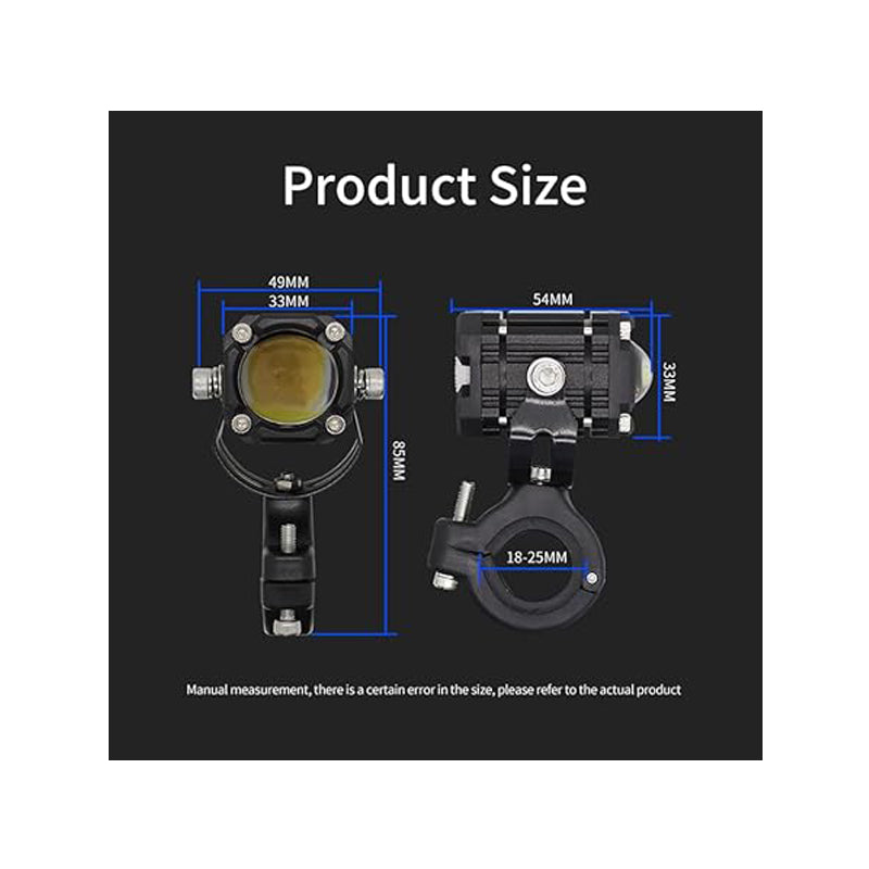2pcs M5 Spotlight Ultra Bright LED Fog Lights, Headlights,