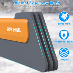 1Pc 3 In 1 Car Snow Removal Shovel With Lights Car Snow Removal Tool