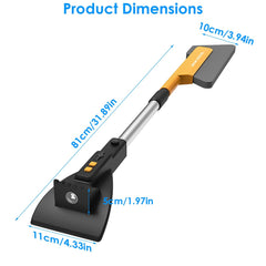 1Pc 3 In 1 Car Snow Removal Shovel With Lights Car Snow Removal Tool