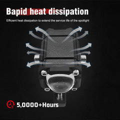 2pcs M5 Spotlight Ultra Bright LED Fog Lights, Headlights,