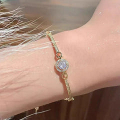 Star Dot Diamond Bracelet Girl's Light Luxury Niche High-end Sense