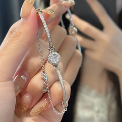 Star Dot Diamond Bracelet Girl's Light Luxury Niche High-end Sense
