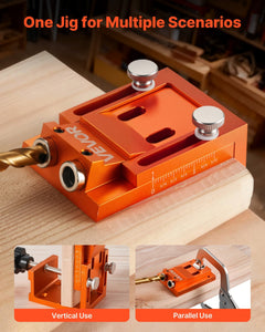 Pocket Hole Jig Kit, 0.47 To 1.89 In Adjustable, Jig Pocket Hole