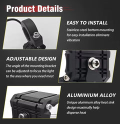 2pcs M5 Spotlight Ultra Bright LED Fog Lights, Headlights,