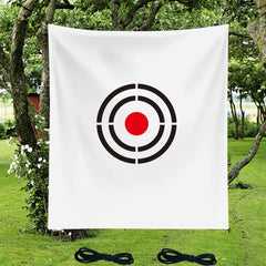 Golf Target Cloth Golf Target for Net Replacement Target Golf Hitting Net Target Golf Practice Target Golf Training Aids Indoor Outdoor 5X6FT White