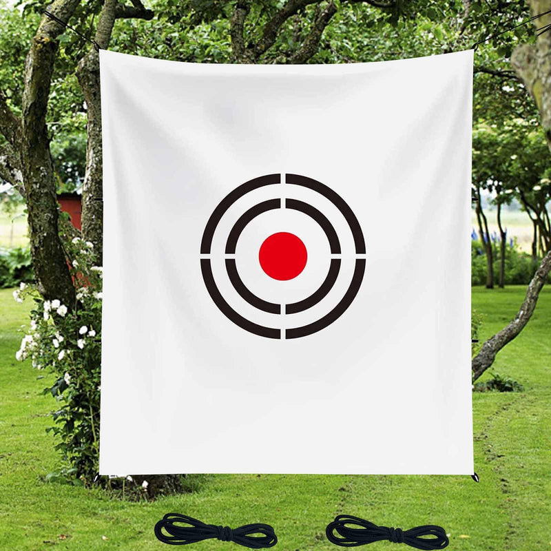 Golf Target Cloth Golf Target for Net Replacement Target Golf Hitting Net Target Golf Practice Target Golf Training Aids Indoor Outdoor 5X6FT White