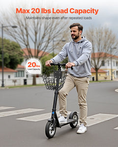 Front Bike Basket, Electric Scooter Basket with Fixed Bracket - Max