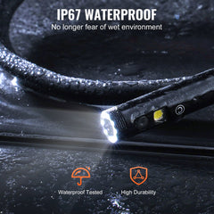 Endoscope Camera with Lights Triple Lens Borescope 1499.6 cm Cable