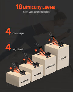 AB Workout Machine, Dual-track Ab Workout Equipment at Home Gym, Core