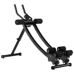 AB Workout Machine, Dual-track Ab Workout Equipment at Home Gym, Core