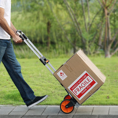 Folding Hand Truck, 309 lbs Load Capacity, Aluminum Portable Cart,