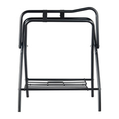 Folding Saddle Rack, 28 x 19 x 37.5 in, Freestanding Horse Saddle