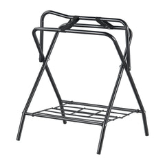 Folding Saddle Rack, 28 x 19 x 37.5 in, Freestanding Horse Saddle