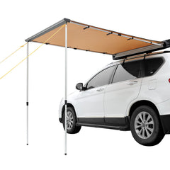 Car Side Awning, Large 4.6'x6.6' Shade Coverage Vehicle Awning,