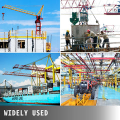 Wire Rope Puller 1.6T/1587.6 kg Capacity Hand Winch Rope 2011.7 cm