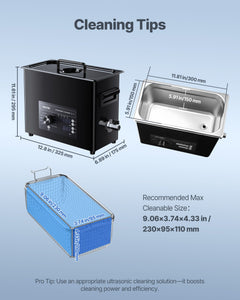 6L Ultrasonic Cleaner, Professional Ultrasonic Cleaner Machine with