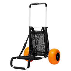Beach Dolly with Big Wheels for Sand, 29.9in x 15.4in Cargo Deck, w/