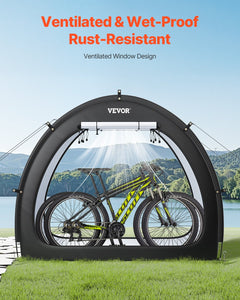 Bike Storage Tent, 1 to 2 Bikes, Outdoor Spacious Bike Storage Tent