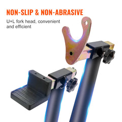 Motorcycle Rear Wheel Stand, with U + L Fork Swingarm Spool, 390 kg