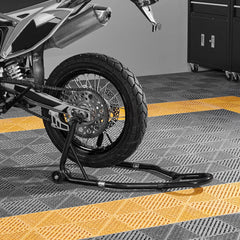 Motorcycle Rear Wheel Stand, with U + L Fork Swingarm Spool, 390 kg