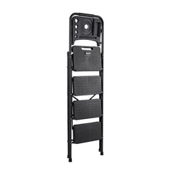 4 Step Ladder, Folding Step Stool with Wide Anti-Slip Pedal, Tool
