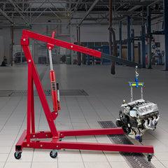 Hydraulic Long Ram Jack, 8 Tons/17363 lbs Capacity, with Single Piston