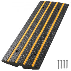 Car Driveway Rubber Curb Ramp, 15 Tons Load Capacity, 66 mm Rise